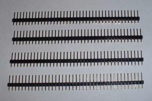 40-Pin .1" OC Male Header (4)