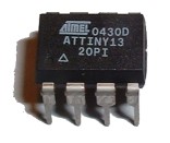 ATmel ATTiny13-20P MCU