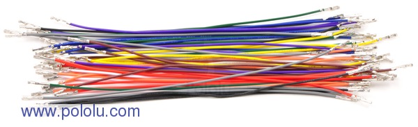 6" Precrimped Wire Female-Female (50)